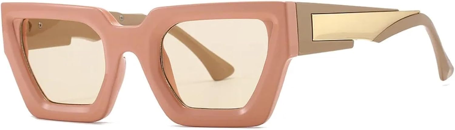 

Классические солнцезащитные очки с градиентным леопардовым принтом для женщин, роскошные винтажные солнцезащитные очки для мужчин, популярные панк-очки с защитой от УФ-излучения UV400 generic, Pink Champagne