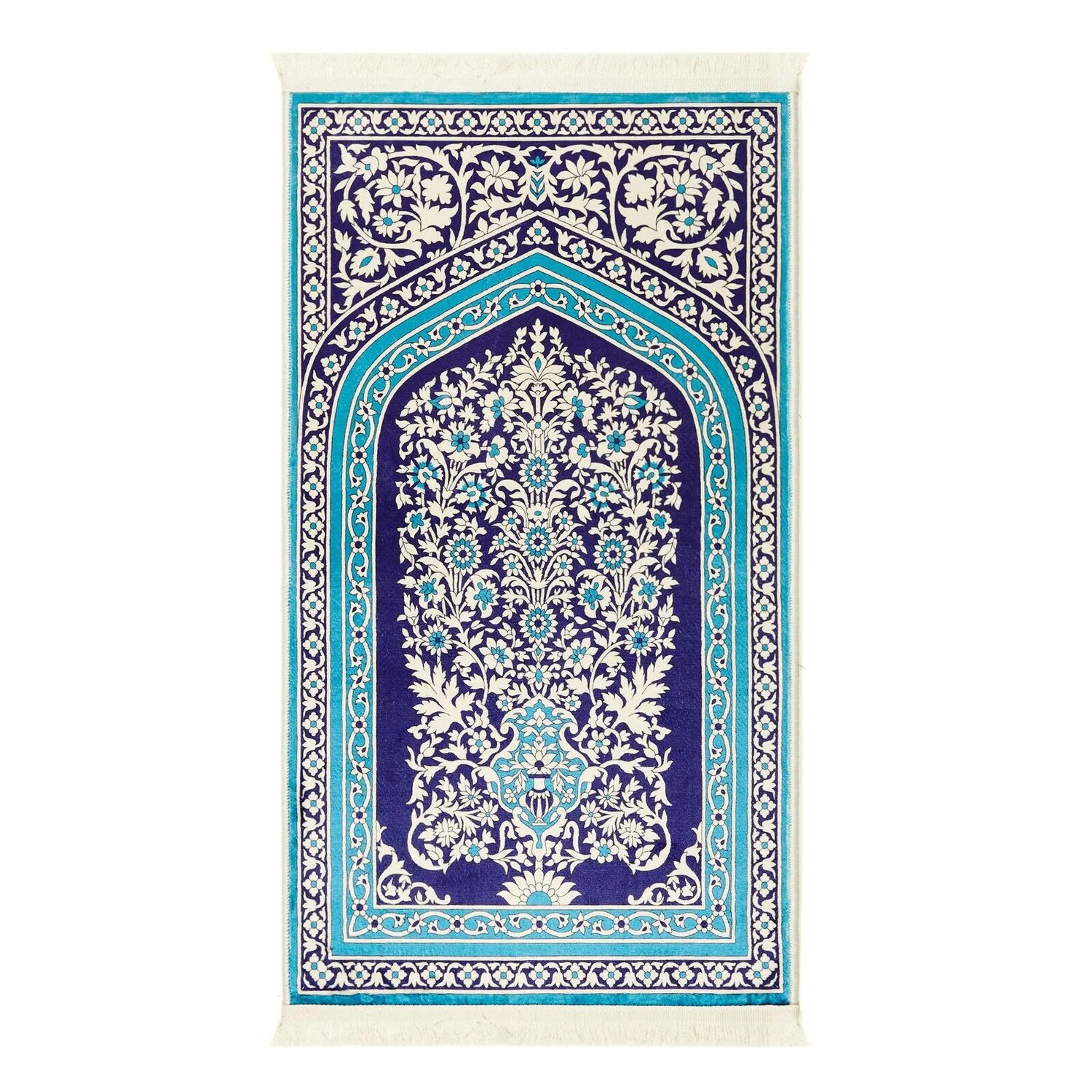 

Мягкий бамбуковый молитвенный коврик Evidea - синий - 70x110 см