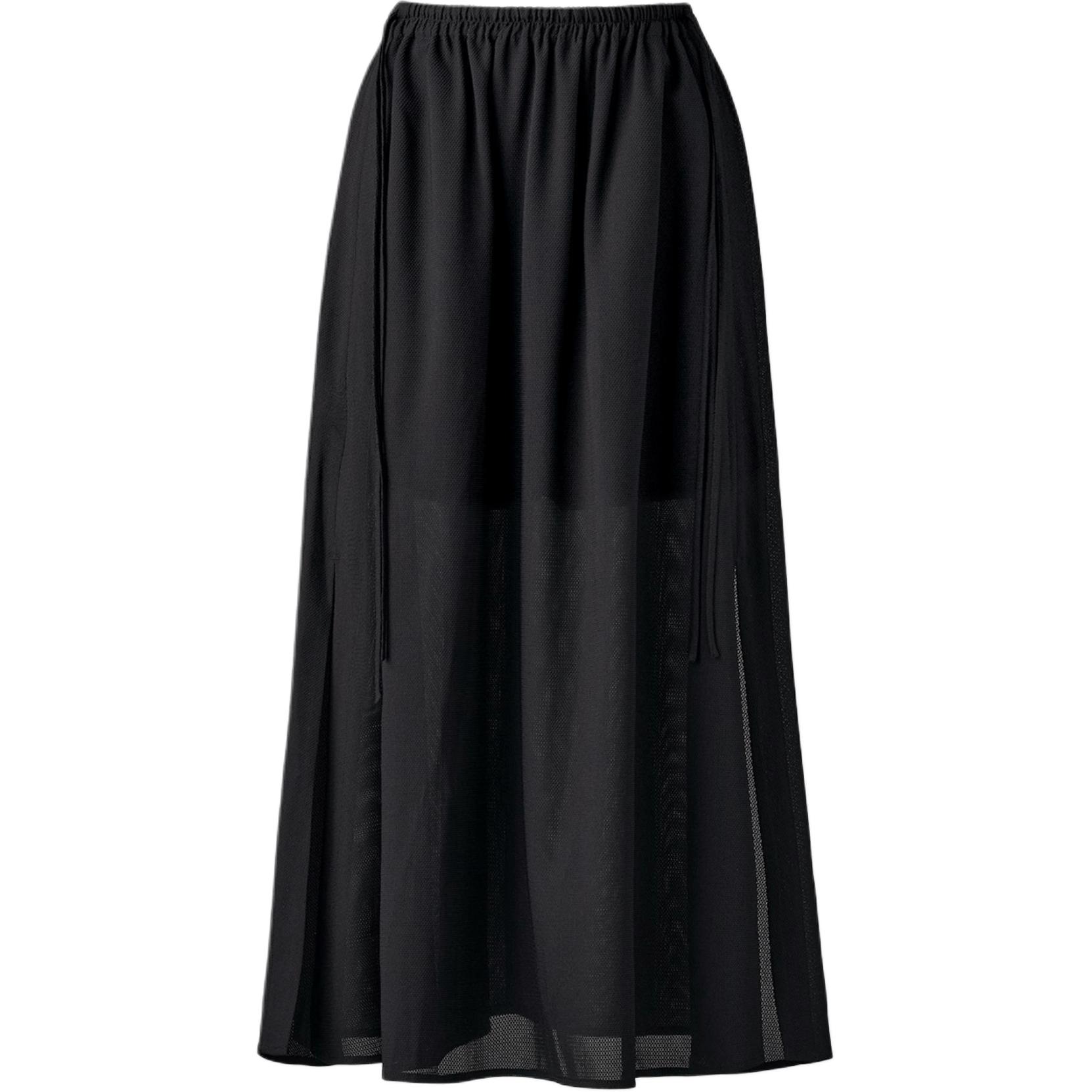 

UNIQLO Коллекция C SS25 Повседневная длинная юбка Women's Black