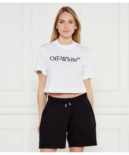 

Футболка Cropped fit Off White, белый