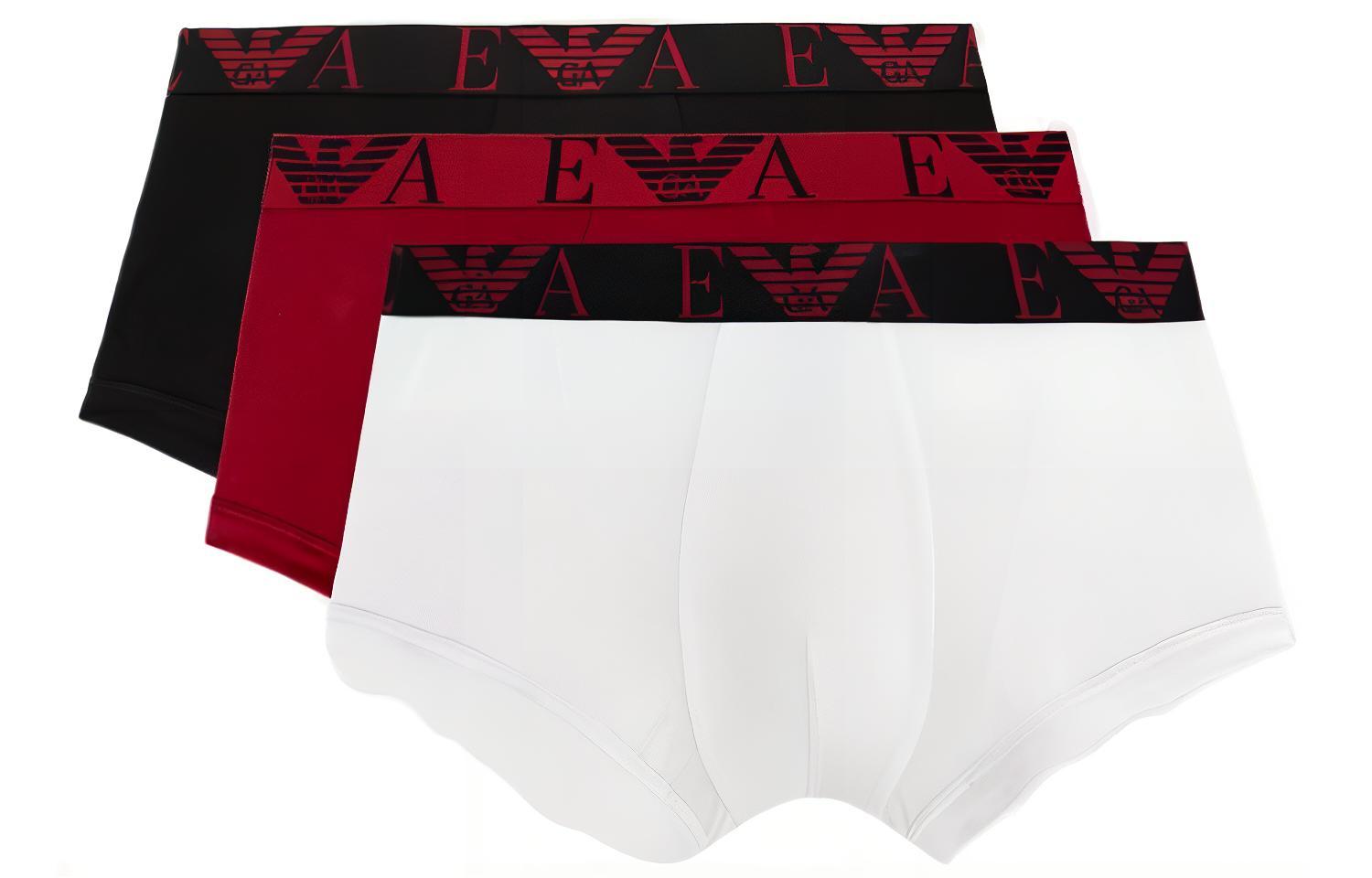 

Мужские трусы-боксеры EMPORIO ARMANI, 1 Set 3 Pack (белый+черный+красный)