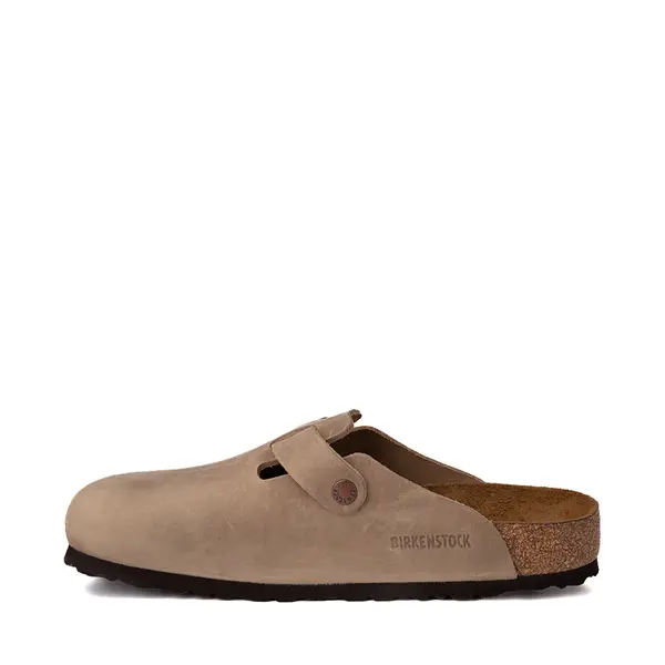 Мужские сабо Birkenstock Boston с мягкой стелькой, цвет Tobacco — фото 4