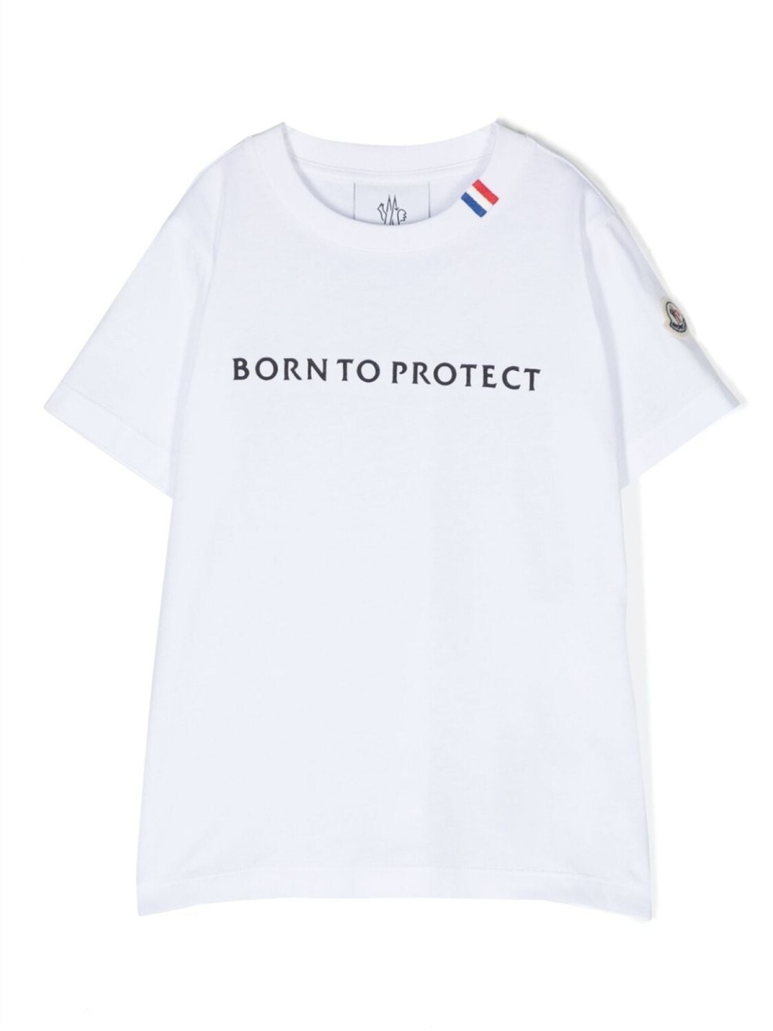 

Moncler Enfant футболка с круглым вырезом, белый