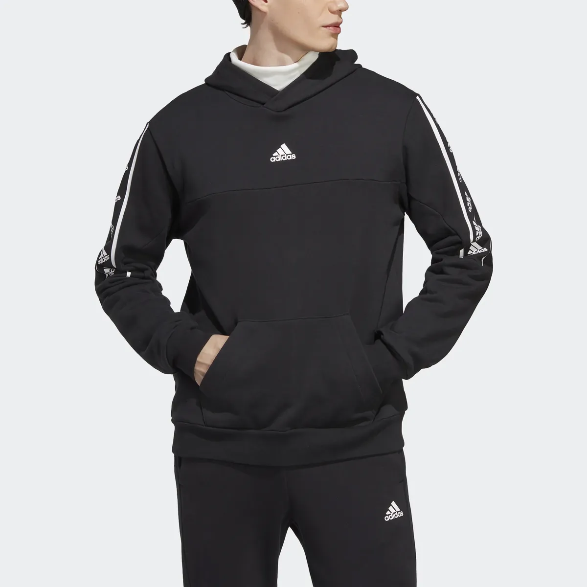 

Толстовка с капюшоном Adidas Sportswear "BRANDLOVE HOODIE", черный