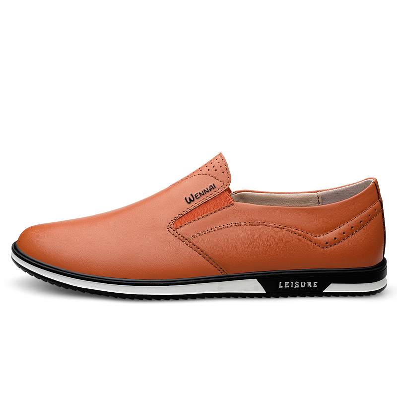 

Wen Nai Мужские повседневные туфли Low top светло-коричневые, цвет Light Brown