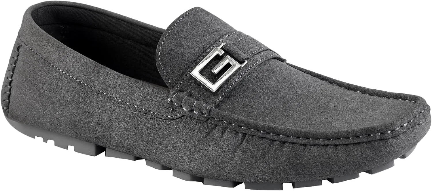 Мужские лоферы Guess Alovo Drivers, Dark Grey 020