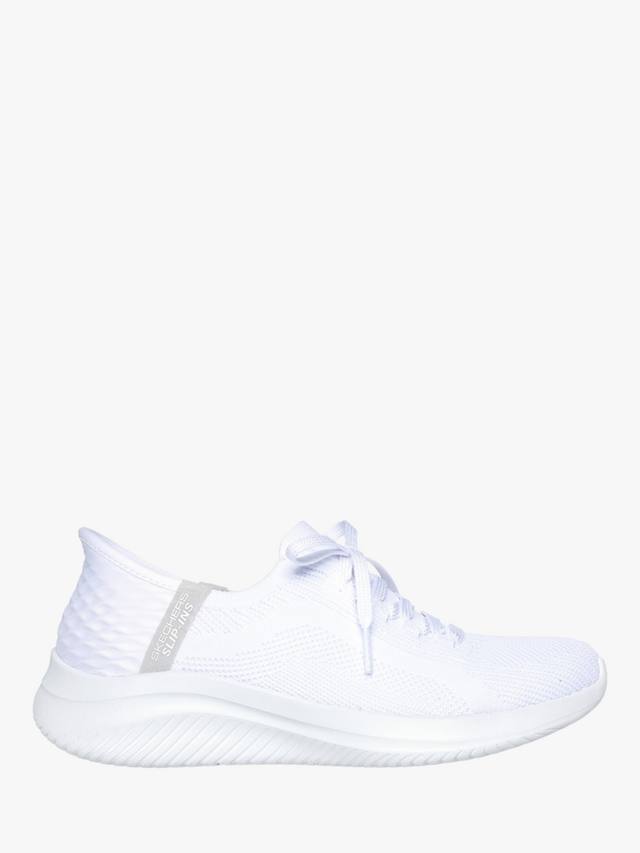Ultra Flex 3.0 Brilliant Path широкие слипоны-трейнеры Skechers, White