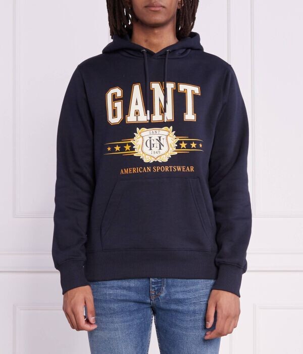 

Толстовка Gant Regular Fit, синий