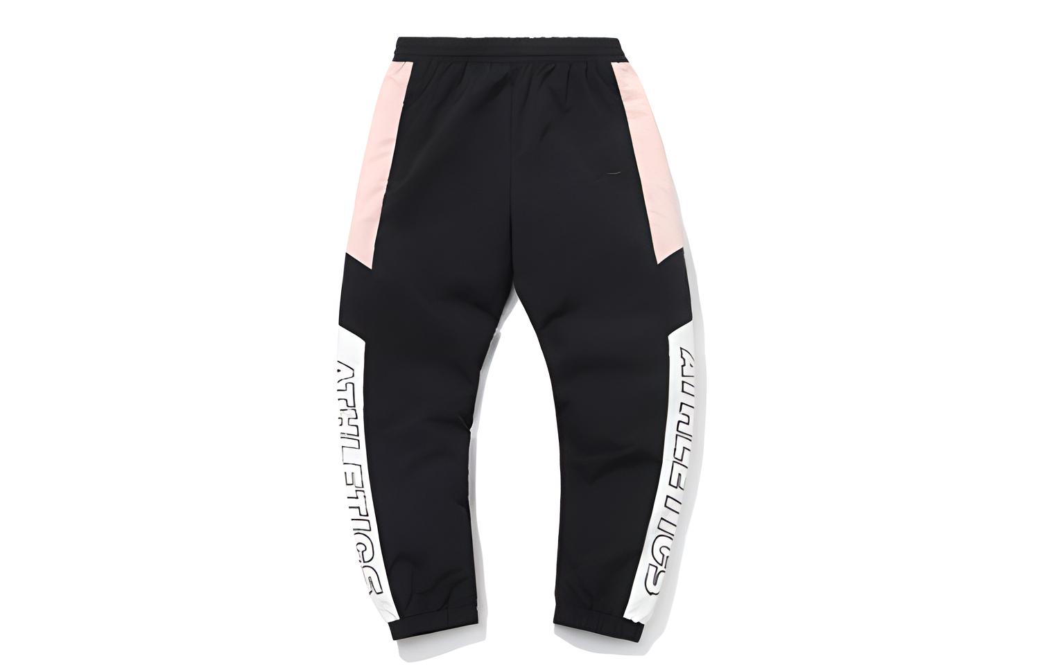 

Вязаные спортивные штаны Женские Черный Розовый LINING