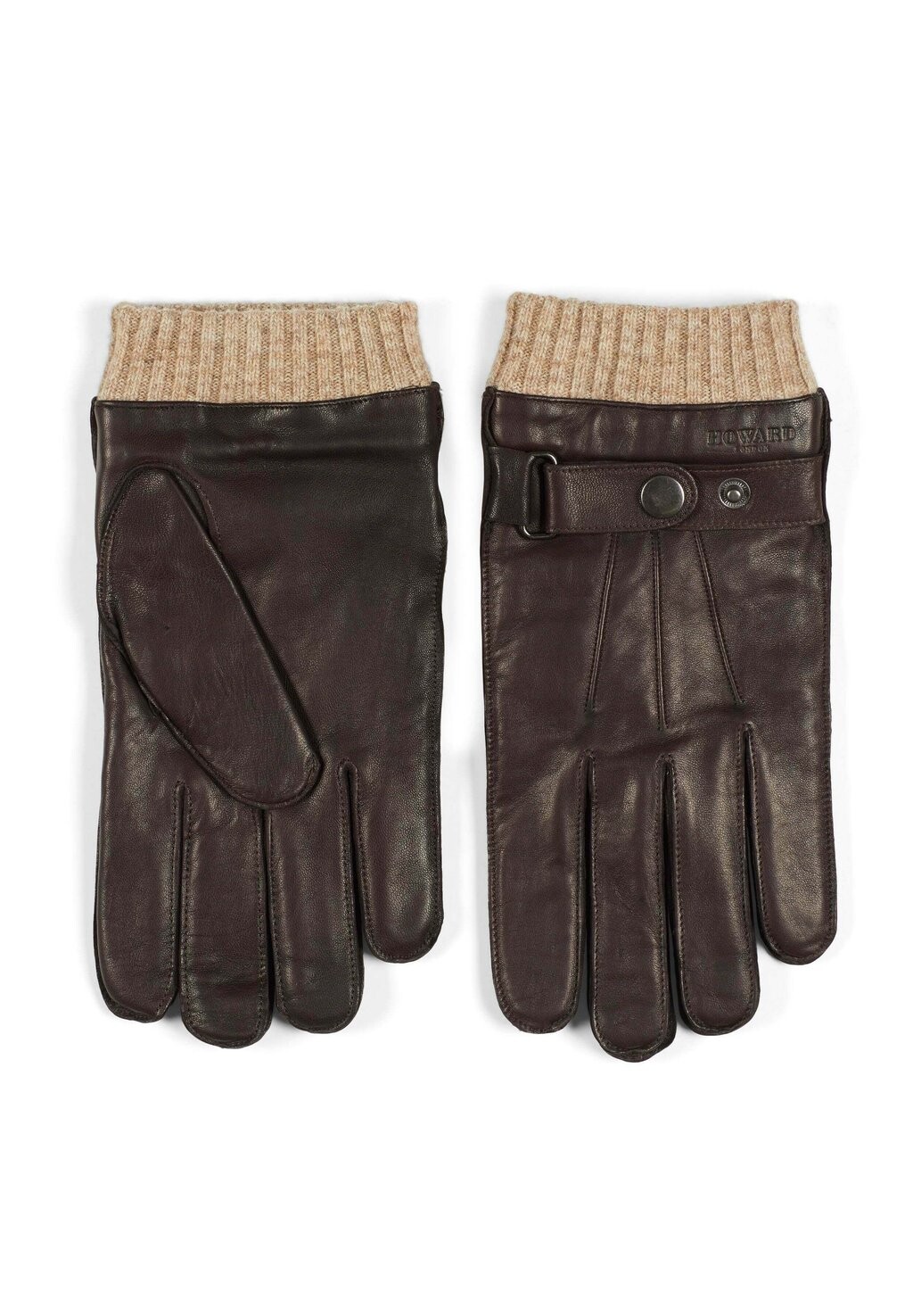 

Перчатки CARL Howard London, цвет dark brown