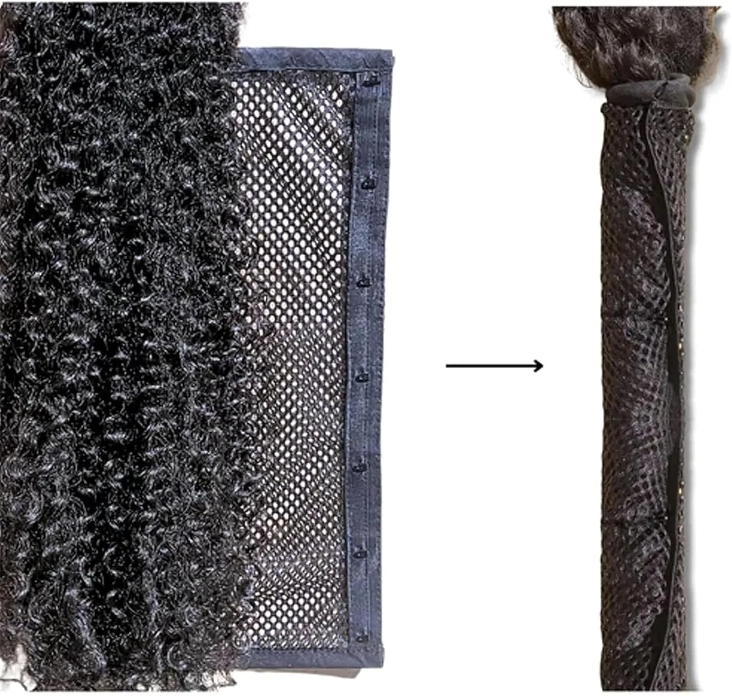 Сетка-выпрямитель для вьющихся волос «Length N Lock» Clisole, 4 Pieces. — фото 4