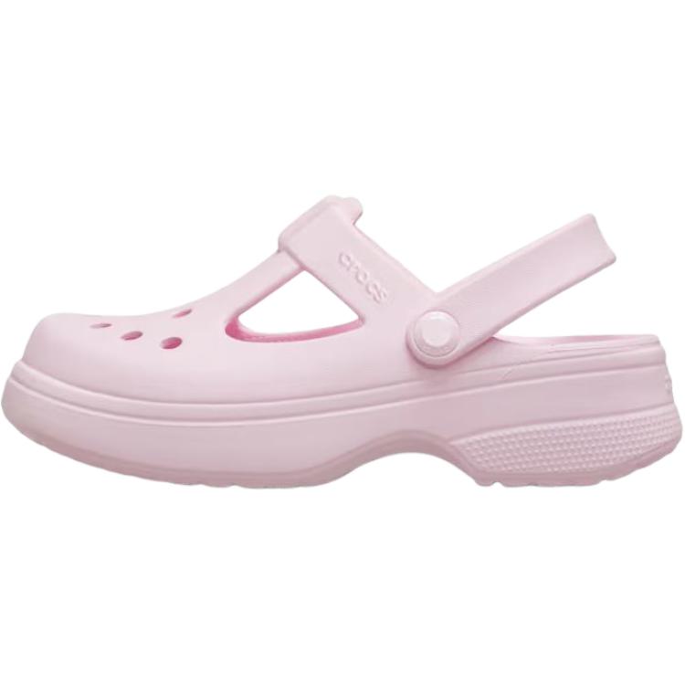 

Классические противоскользящие износостойкие низкие детские сандалии Clog Kids' Crocs, розовый