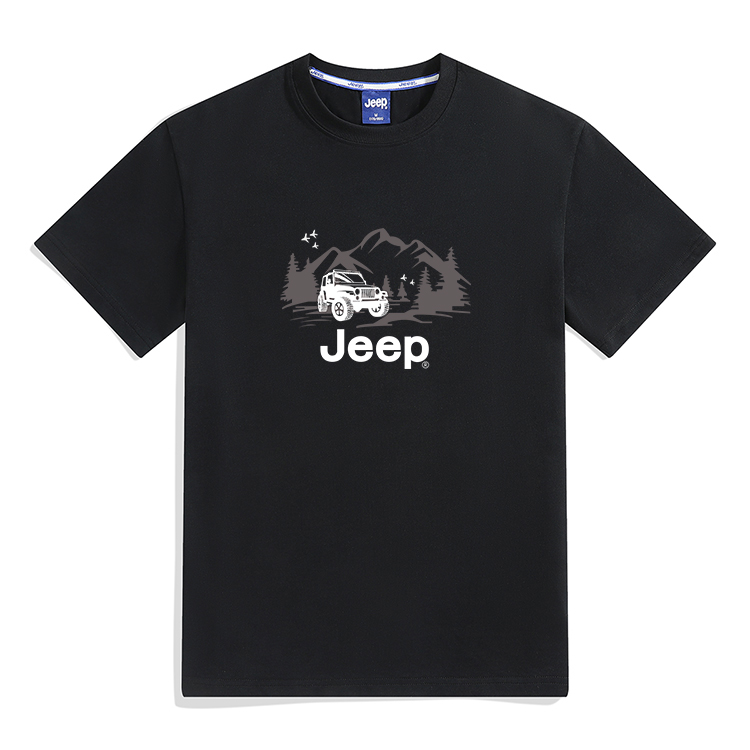 

Футболка с коротким рукавом Unisex Jeep, черный