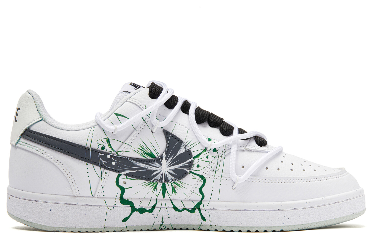 

Кроссовки Nike Court Vision 1 Skateboarding Shoes Men Low-top White/green, слоновая кость, Бежевый, Кроссовки Nike Court Vision 1 Skateboarding Shoes Men Low-top White/green, слоновая кость