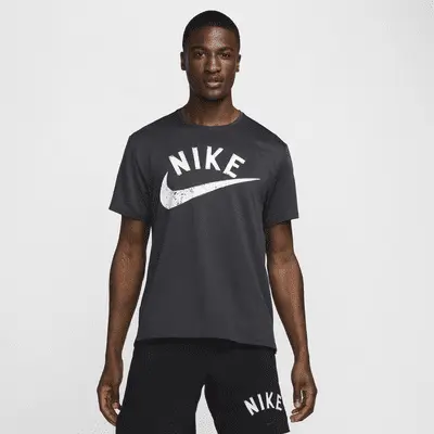 

Футболка Nike Miler, цвет Anthracite/Black/Heather/White