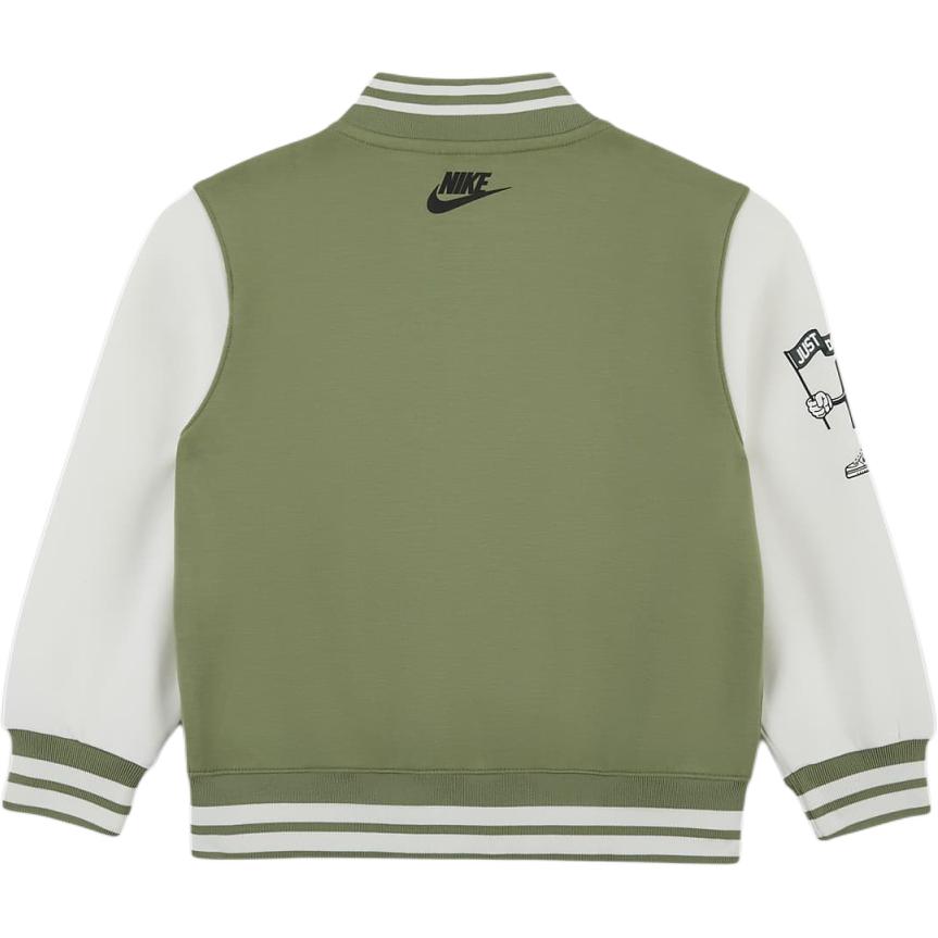 Куртка детская маслично-зеленая Nike для детей 3-7 лет — фото 3