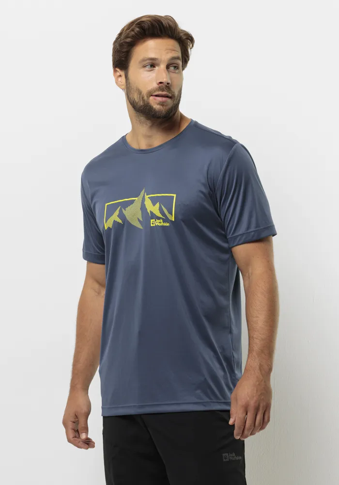 

Футболка Jack Wolfskin "PEAK GRAPHIC T M", цвет Evening-Sky