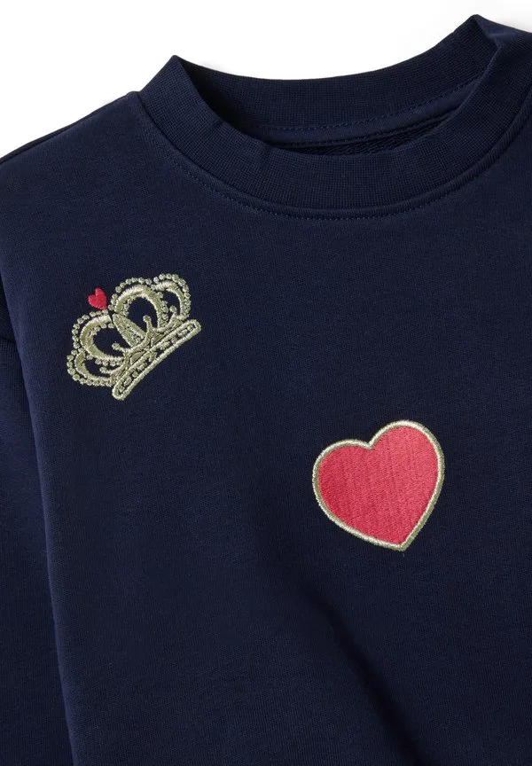Толстовка с вышивкой Ovs, Navy Blue — фото 3