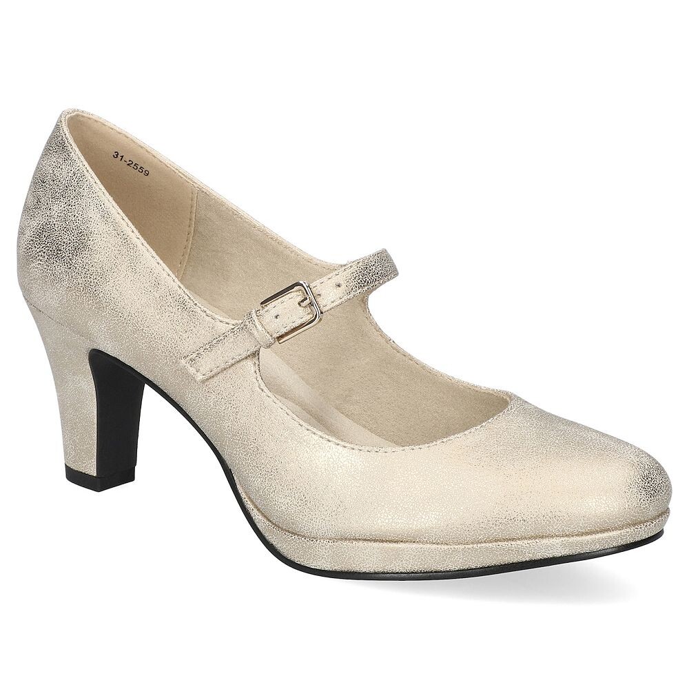 

Женские туфли-лодочки на платформе Easy Street Zest Mary Jane, цвет Soft Gold
