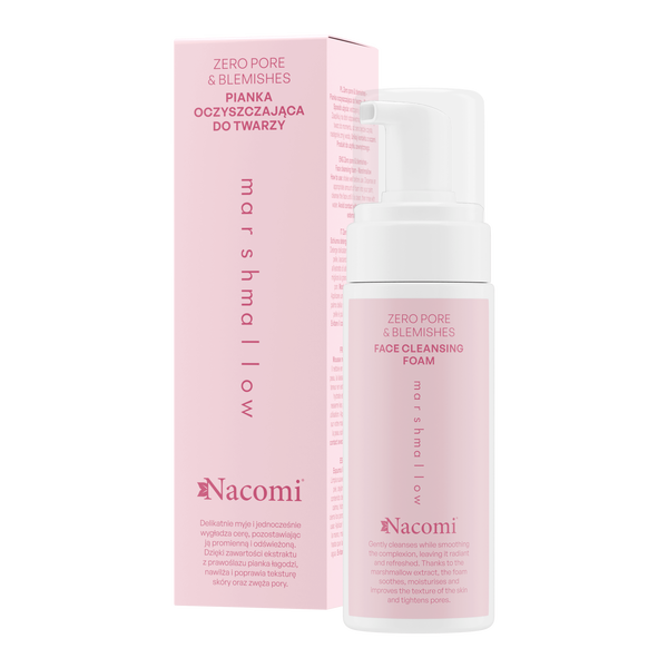 

Пенка для умывания от прыщей, 150 мл Nacomi Zero pore&blemishes marshmallow