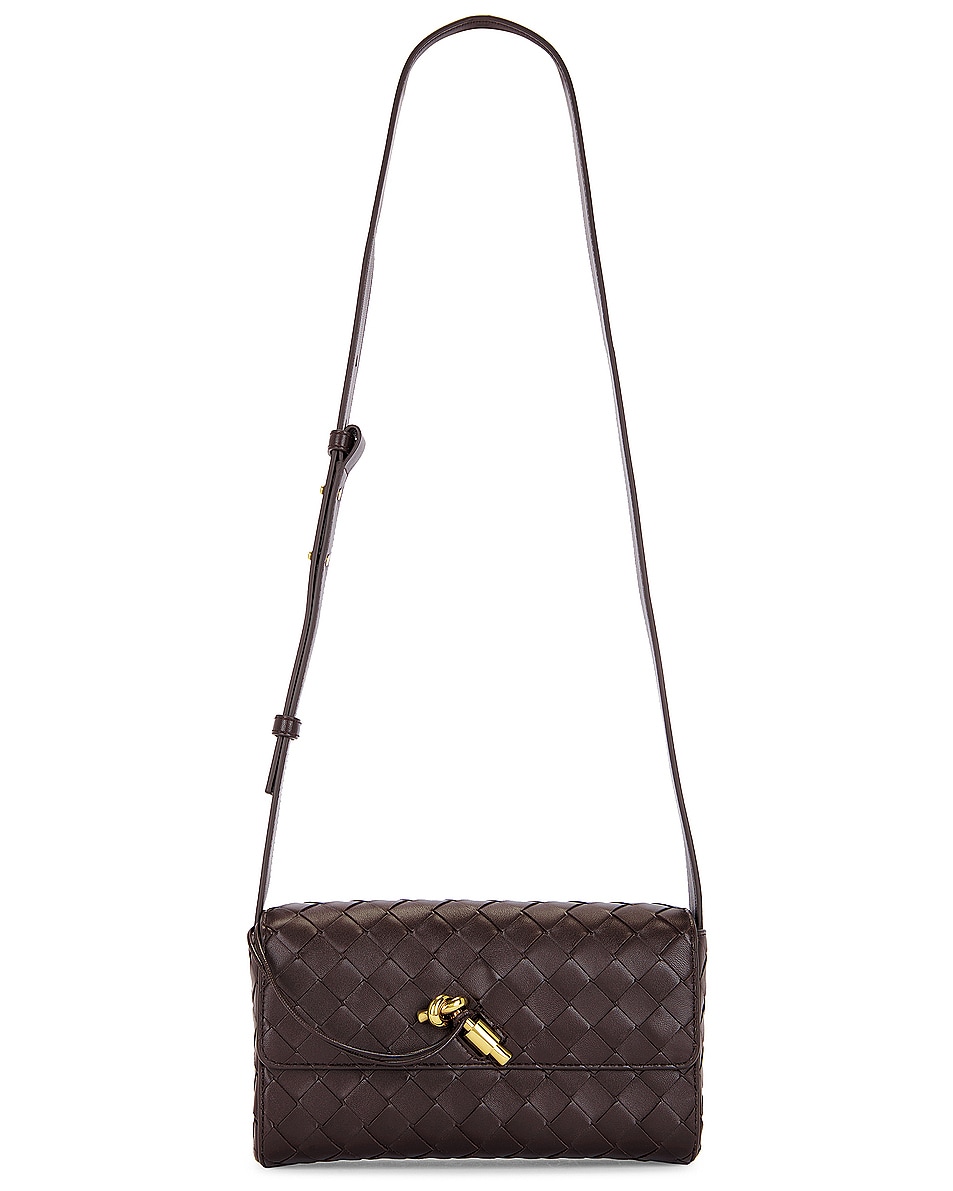 

Сумка кросс-боди Andiamo Bottega Veneta, Fondant & Muse Brass