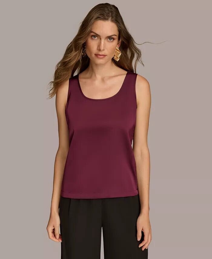 

Женская майка с круглым вырезом Donna Karan New York, фиолетовый