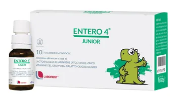 

Entero 4 Junior 10 флаконов пробиотическая добавка для детей Laborest