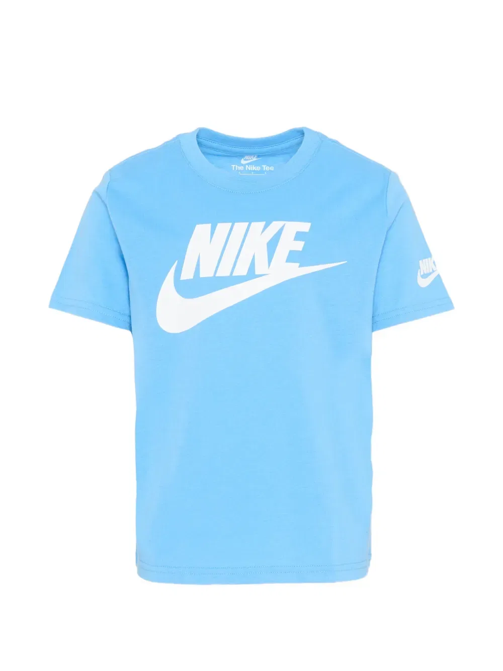 Футболка с коротким рукавом и принтом логотипа Nike Kids, синий