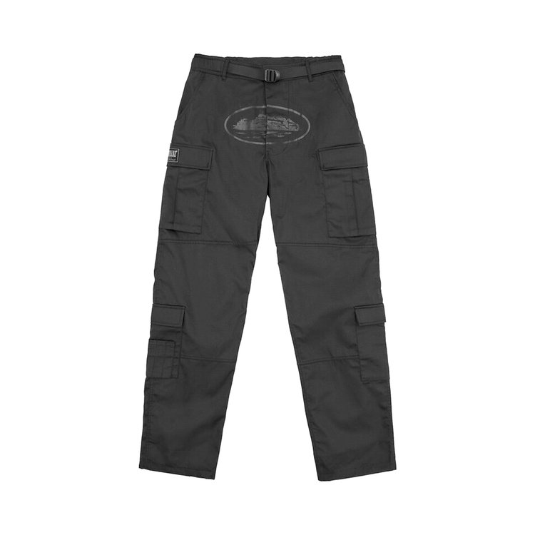 

Брюки Corteiz Guerillaz* Cargos, цвет Triple Black