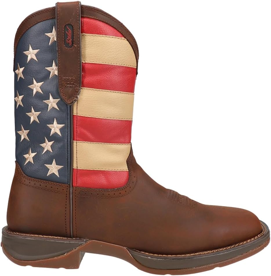 

Мужские патриотические вестерн-сапоги Durango с флагом, на молнии