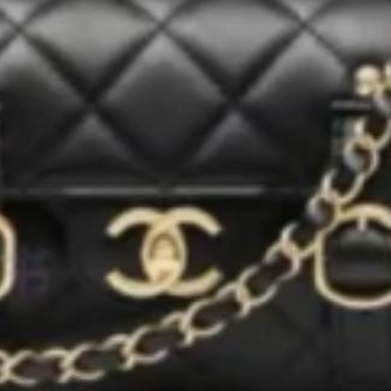 CHANEL Женская черная кожаная сумка через плечо One Shoulder — фото 3