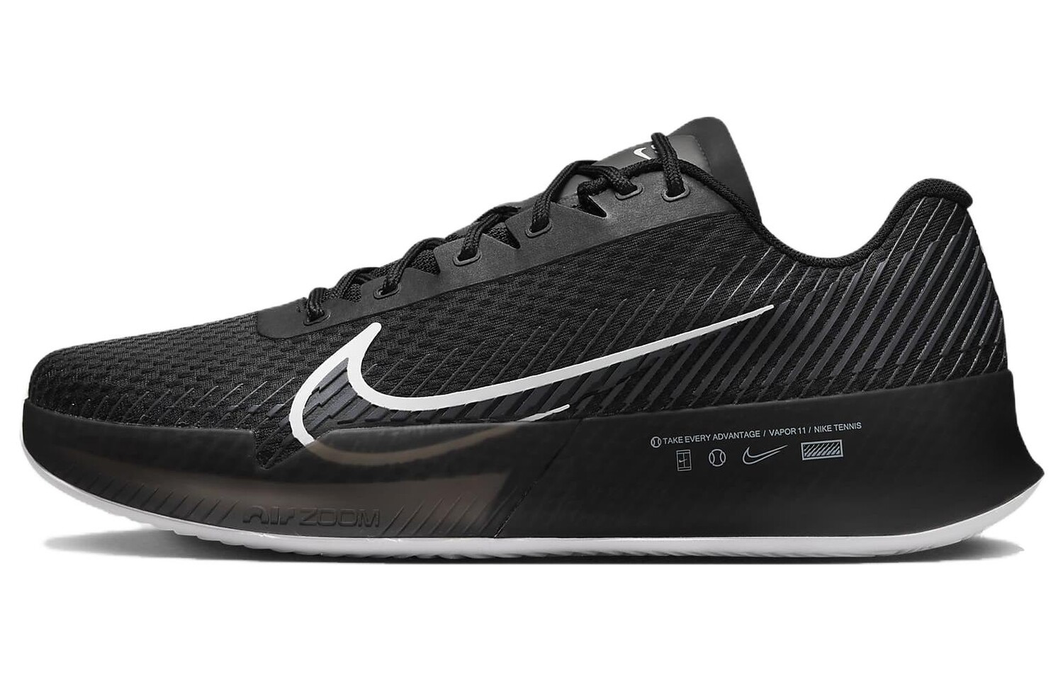 Теннисные кроссовки Air Zoom Vapor 11 мужские низкие черные Nike