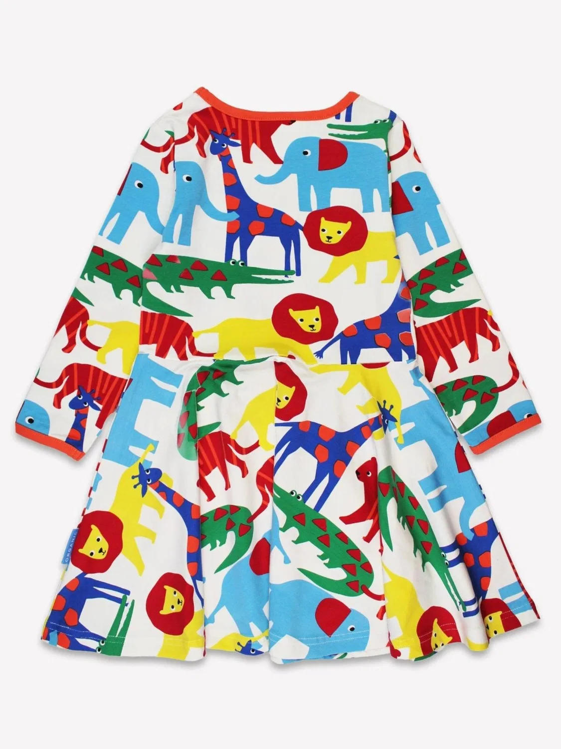 Платье 'Bio-Baumwoll Kinder Skaterkleid mit Safari-Druck' Toby Tiger, Red — фото 3