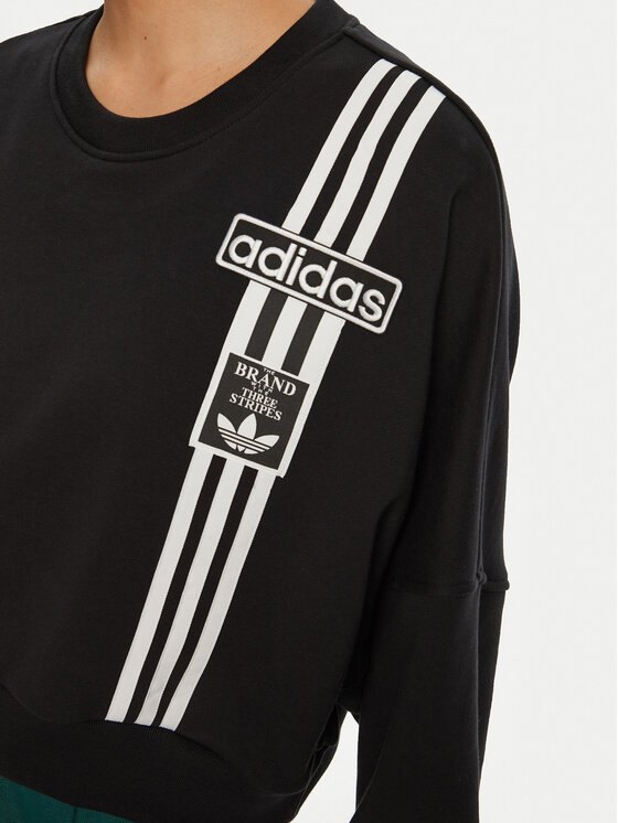 Толстовка обычного кроя Adibreak JD0189 Adidas, черный — фото 4