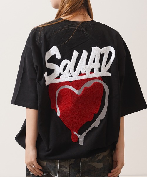 

Футболка с вышивкой 1111clothing, черный