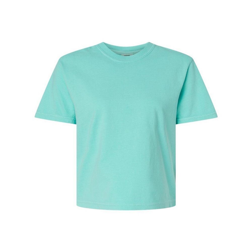 

Женская тяжелая футболка свободного кроя Comfort Colors, цвет Chalky Mint