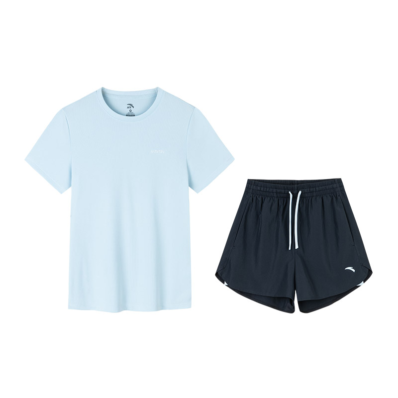 

ANTA Женский повседневный костюм Dream Shadow Blue+Basic Black