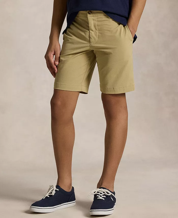 

Эластичные шорты для больших мальчиков Polo Ralph Lauren, коричневый/бежевый