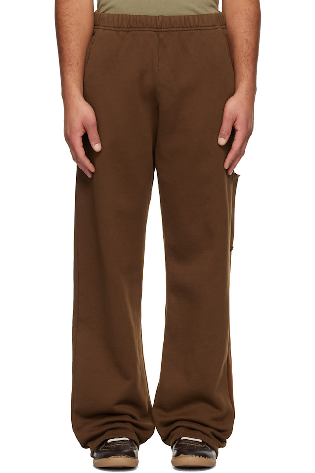 

Les Tien Коричневые плотные спортивные штаны для работы в условиях луж