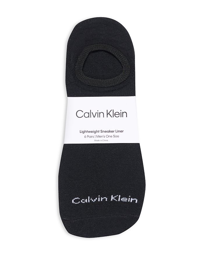 

Носки Liner, комплект из 6 пар Calvin Klein, черный