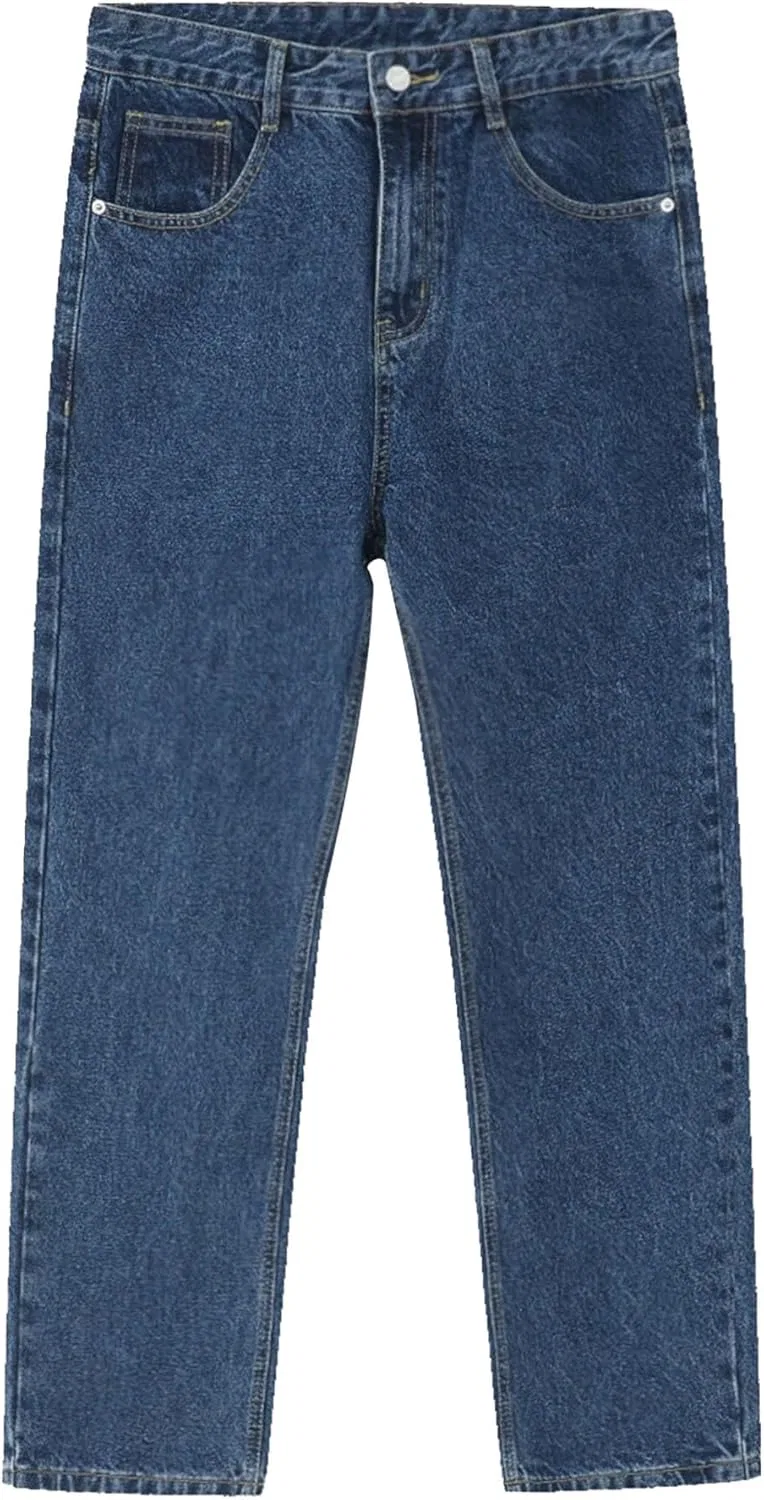 Джинсы, прямые, Navy Blue
