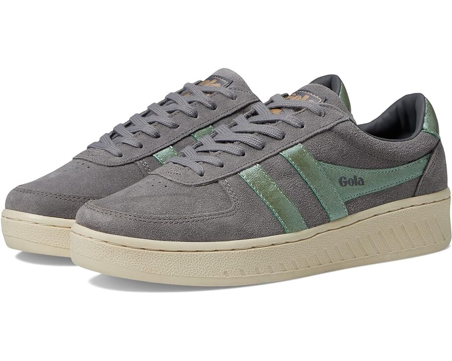 

Кроссовки Gola Grandslam Flame, цвет Ash/Light Green