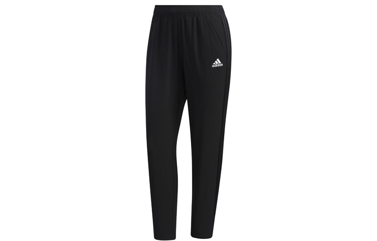 

Трикотажные спортивные штаны женские черные Adidas