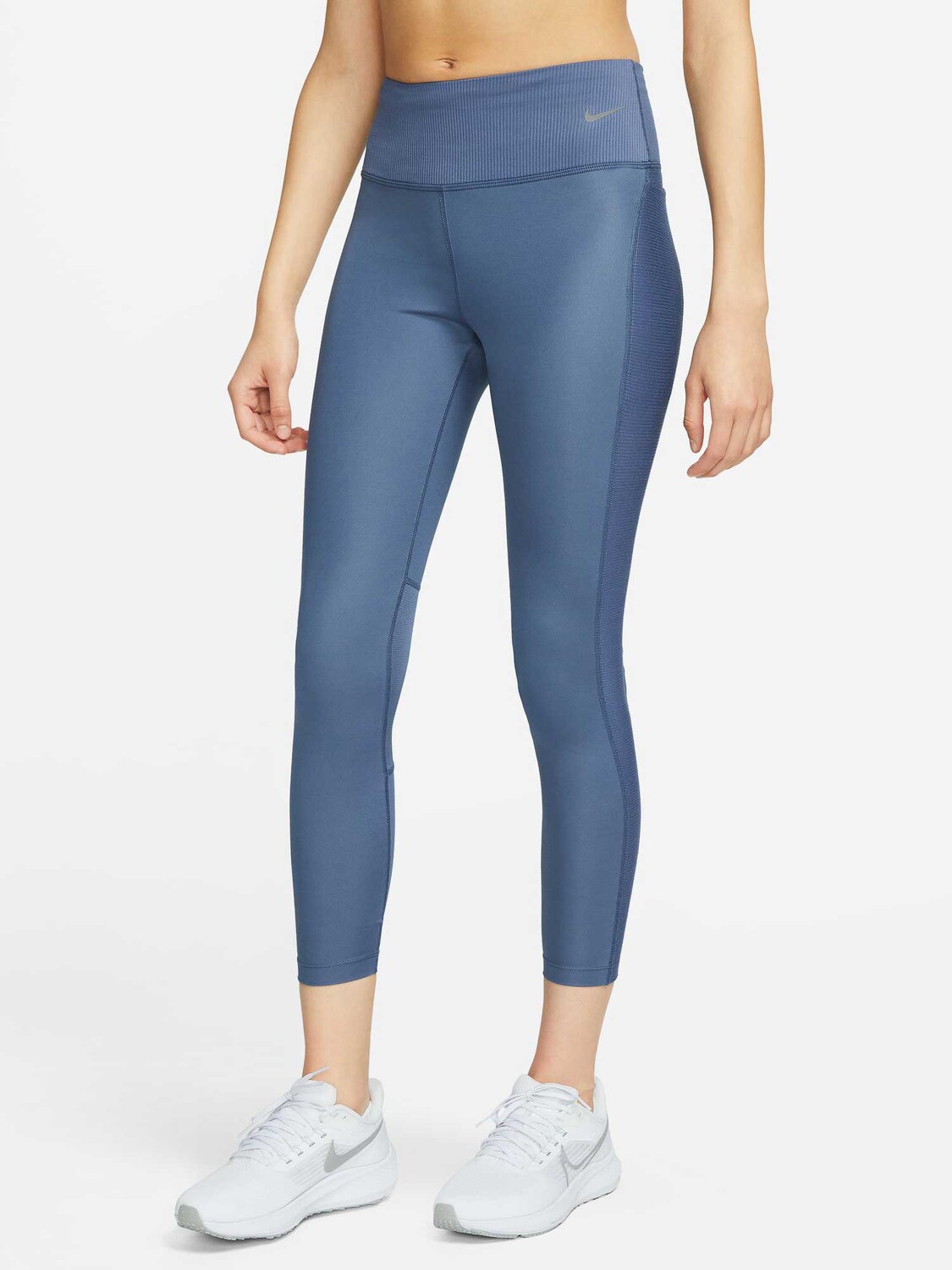 

Тайтсы Nike W NK DF FAST MR 7/8 NV, синий