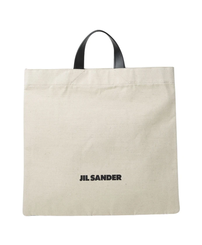 

Минималистичная холщовая сумка Jil Sander, белый