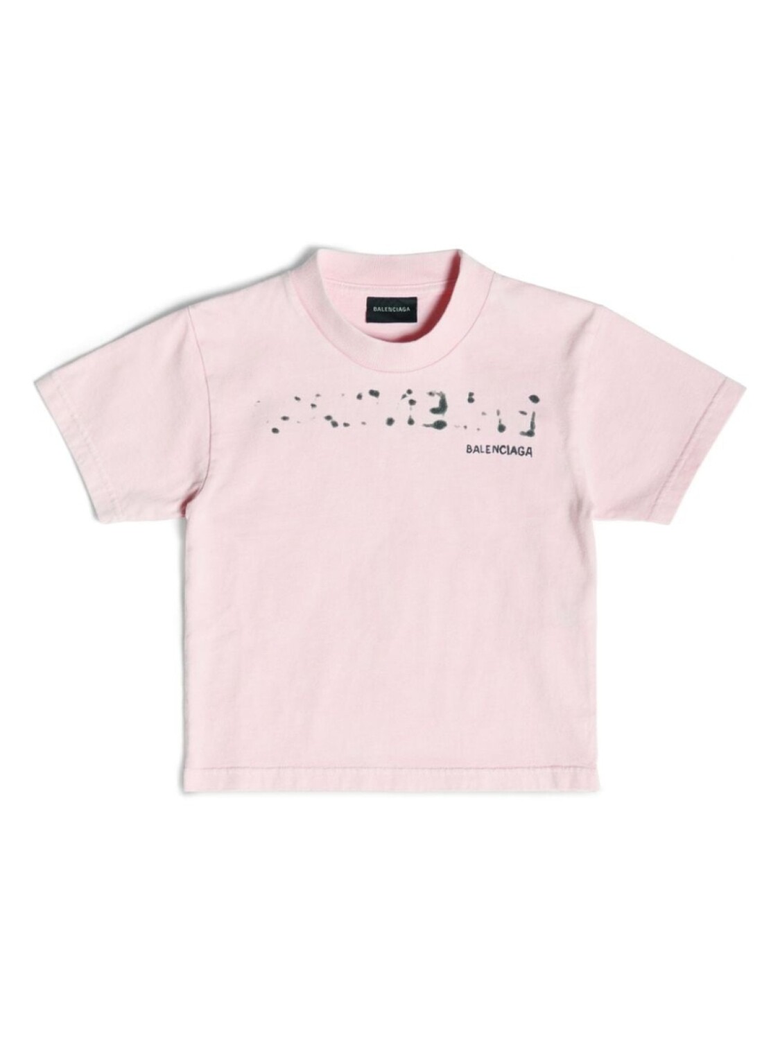 

Balenciaga Kids футболка с принтом, розовый