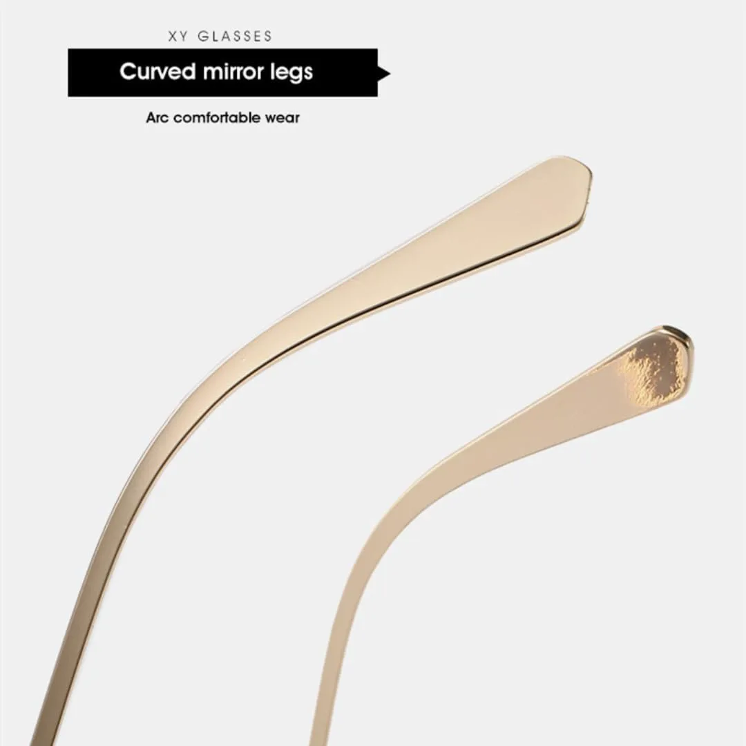 

Винтажные солнцезащитные очки в металлической оправе с градиентным переходом цвета, женские, с овальными линзами разных цветов, для вождения VFDHN, 3821-c3