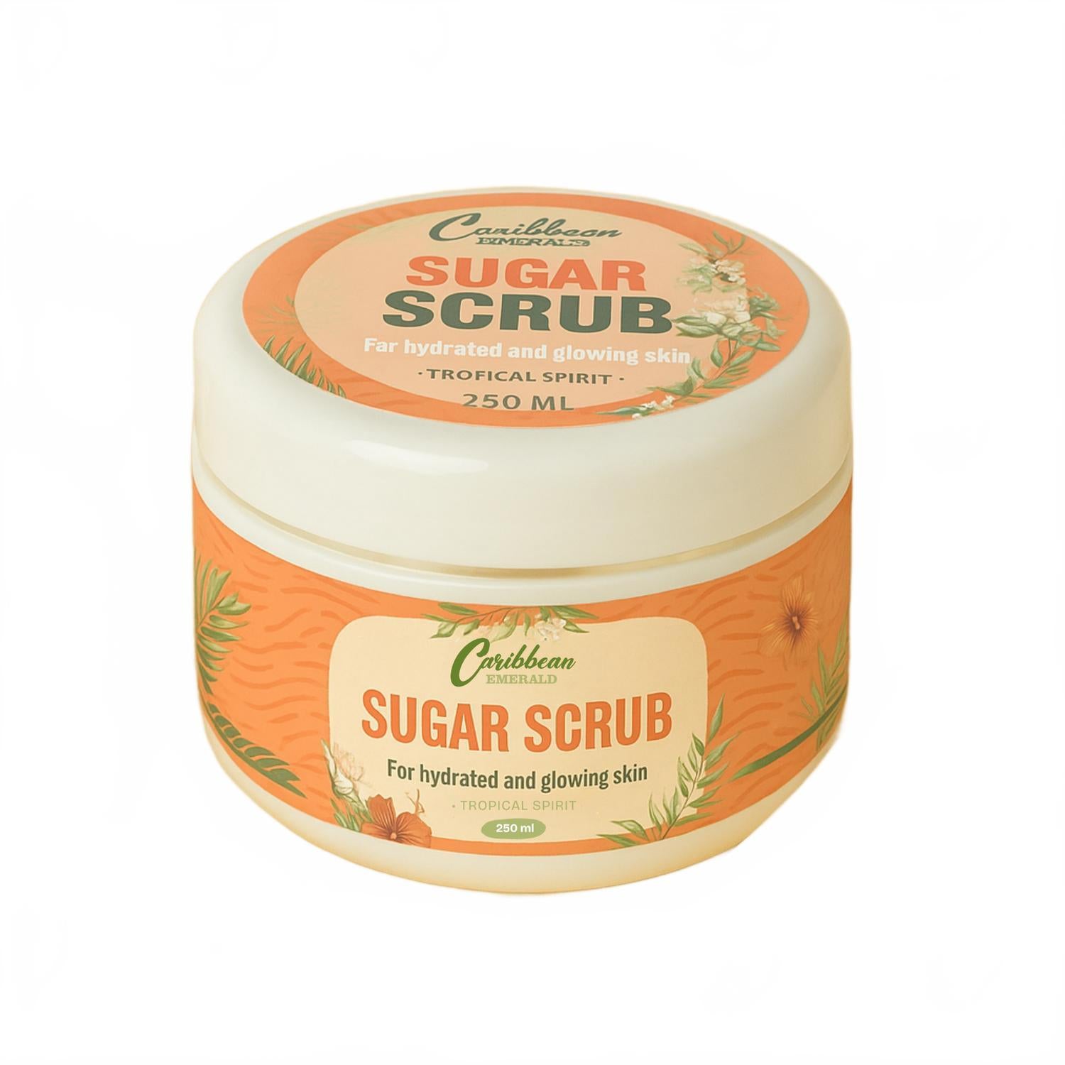 

Сахарный скраб Tropical Spirit с ароматом апельсина Caribbean Emerald, оранжевый