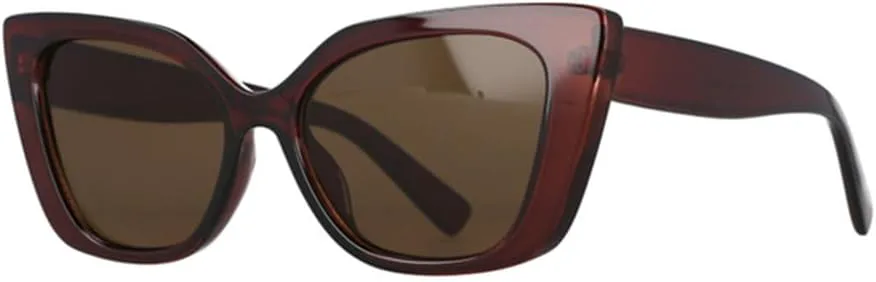 

Солнцезащитные очки UV400 для мужчин и женщин | Панк-стиль "кошачий глаз" с разноцветными линзами | для вождения и занятий спортом на открытом воздухе generic, Brown