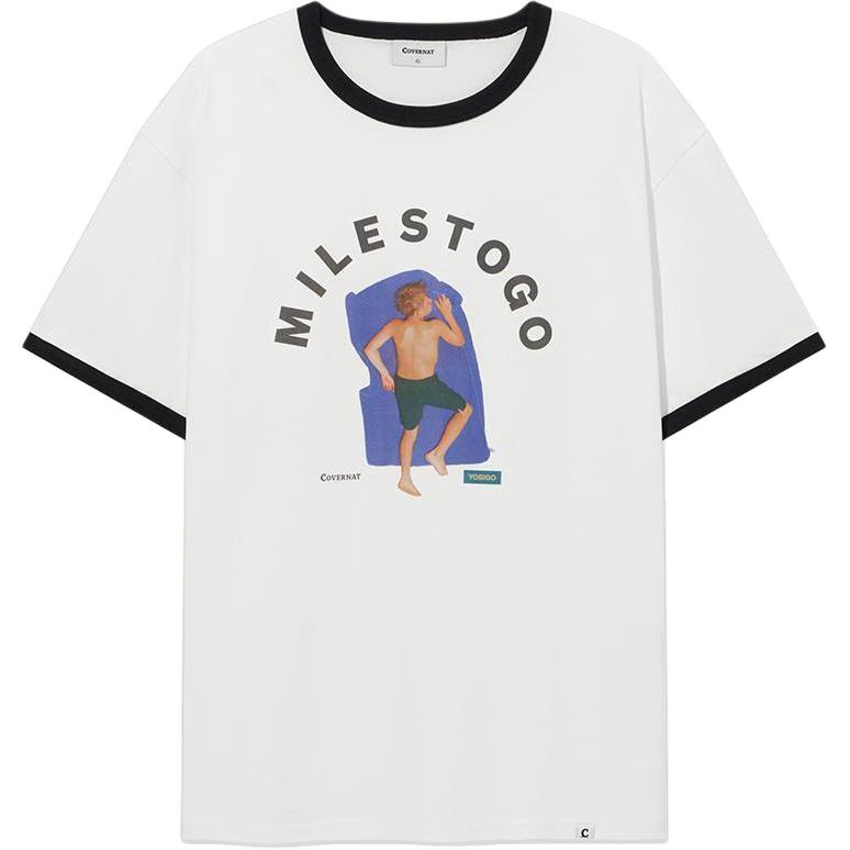 

Футболка yoshigo ss25 unisex COVERNAT, белый